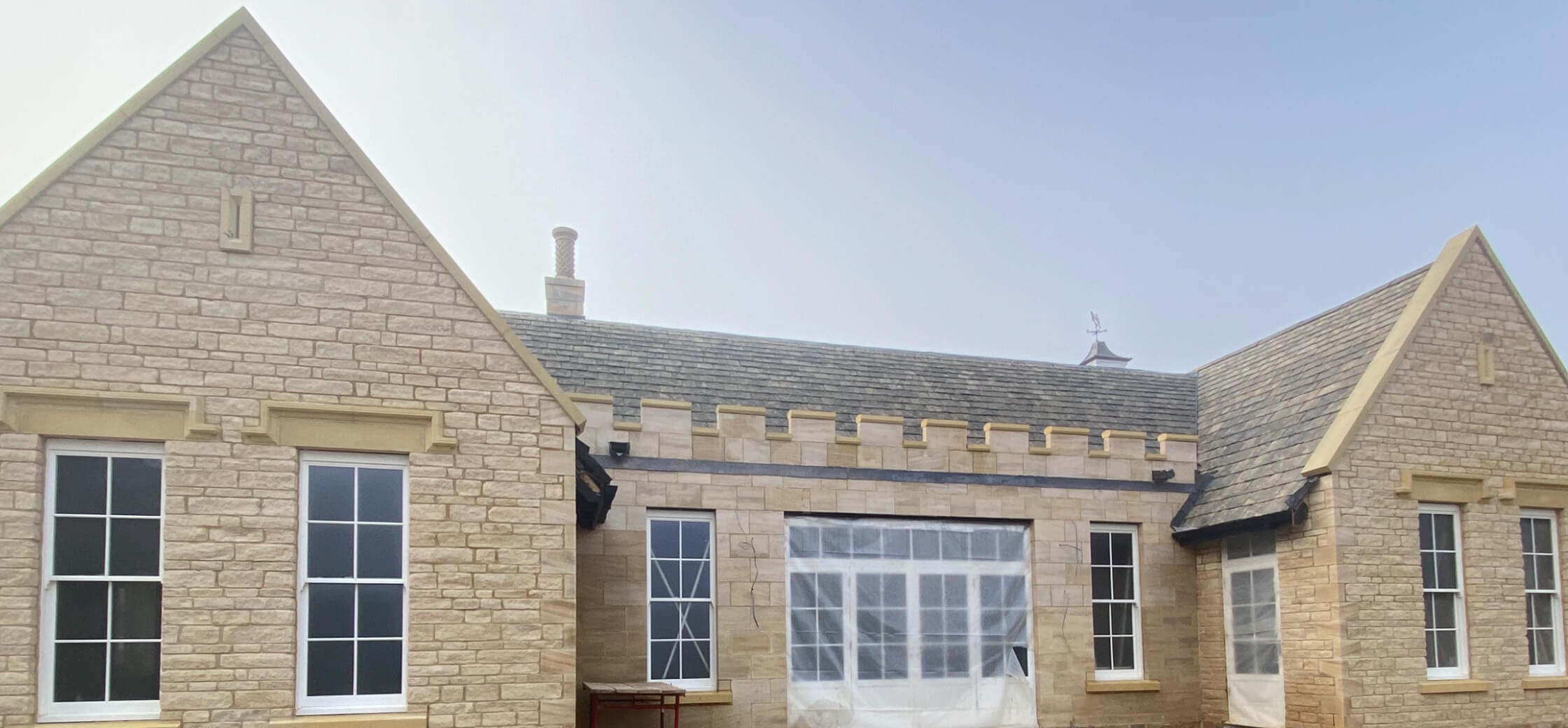 Stone building exterior